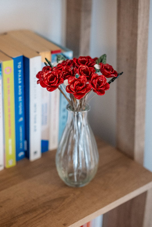 theglassflorist A Dozen Red Roses