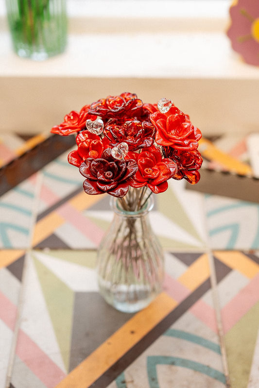 theglassflorist A Dozen Roses