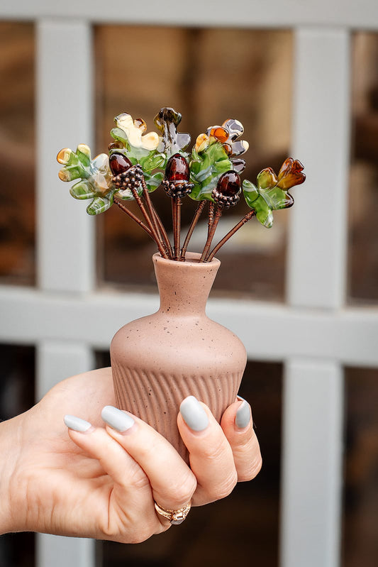 theglassflorist Acorn Leafy Boy
