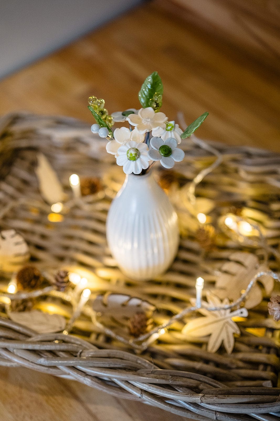 theglassflorist Crisp Autumn Morning Glass Flower Bouquet