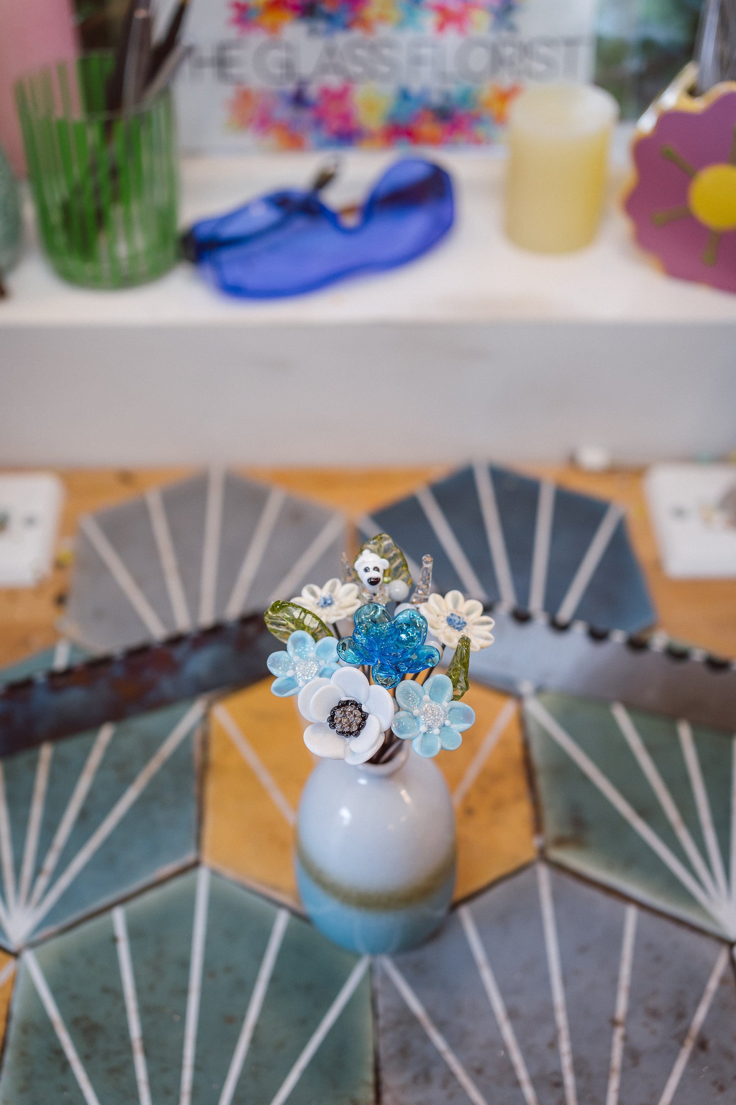 theglassflorist Polar Bear's Winter Wonderland