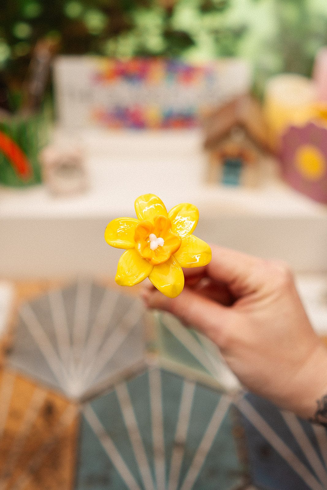 theglassflorist Single Statement Daffodil Stem