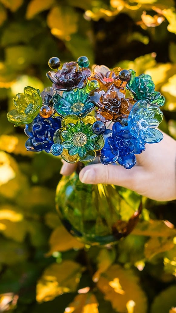 theglassflorist The Murano Bouquet