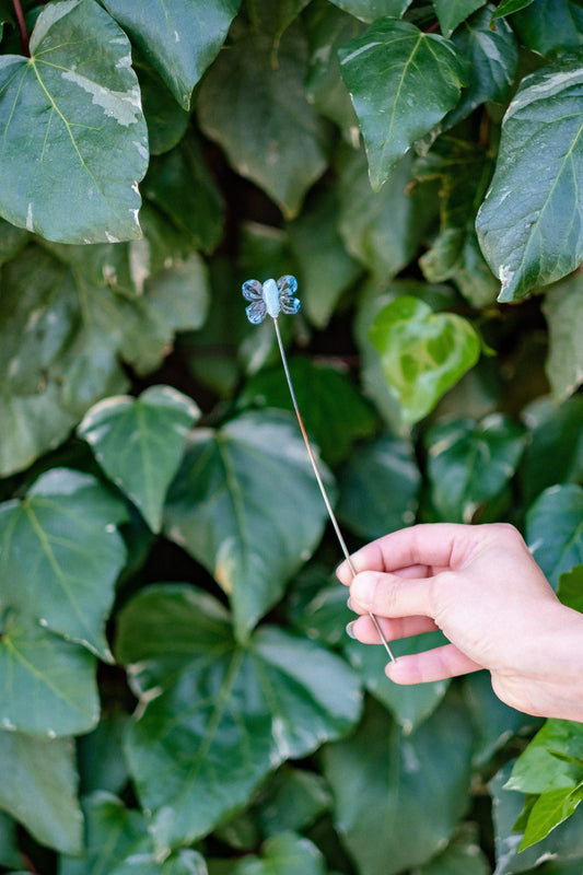 theglassflorist Individual Glass Butterfly Stems