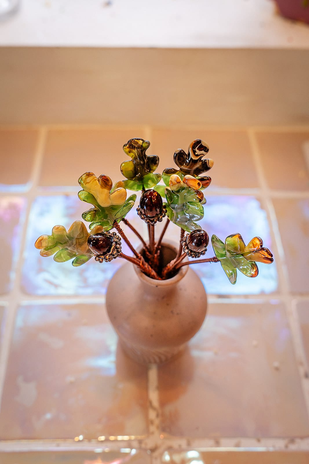 theglassflorist Acorn Leafy Boy