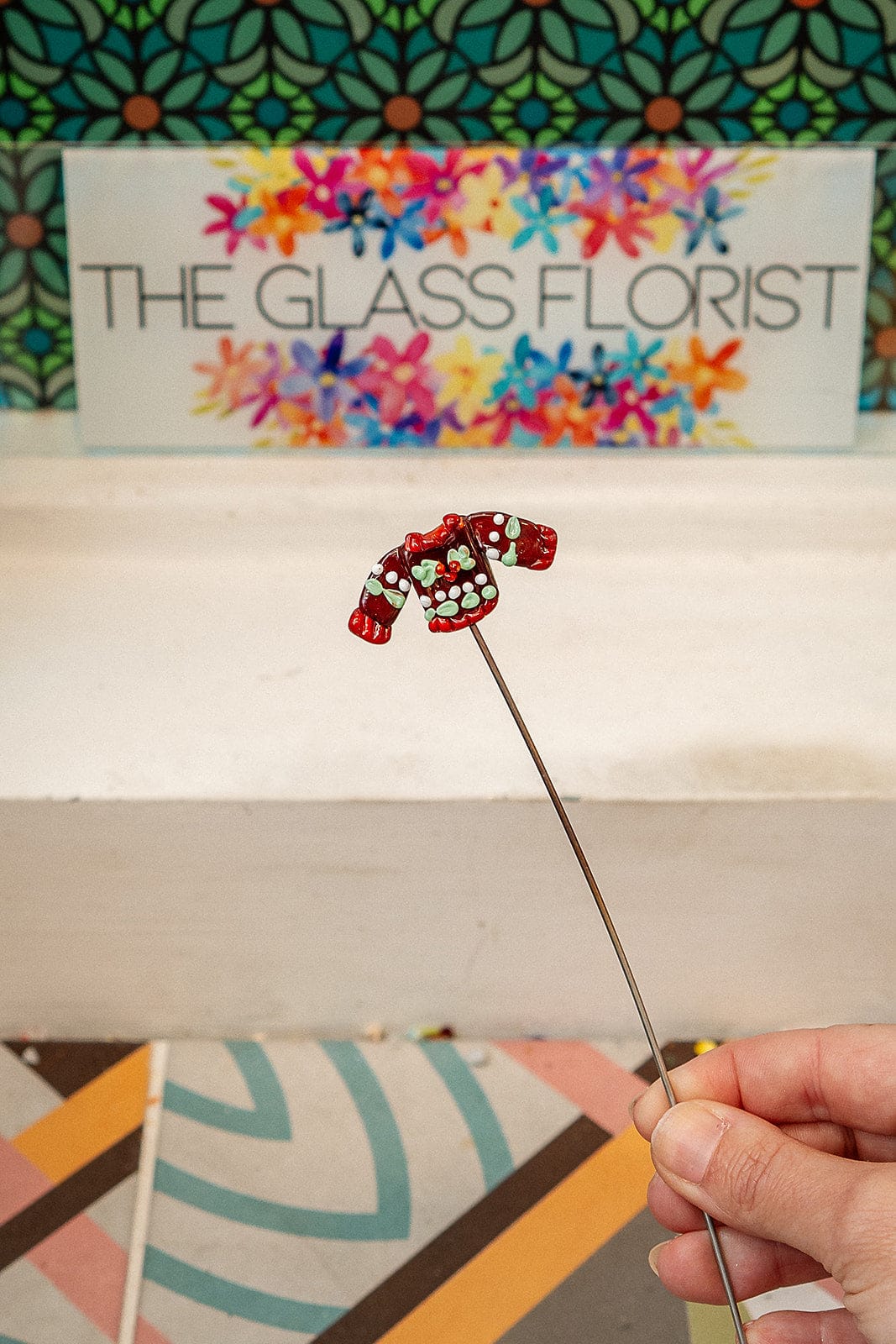 theglassflorist Christmas jumper