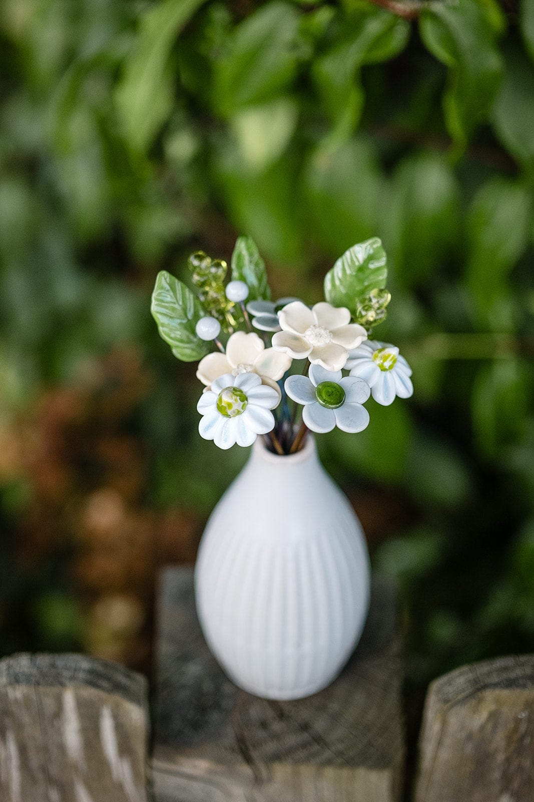 theglassflorist Crisp Autumn Morning Glass Flower Bouquet