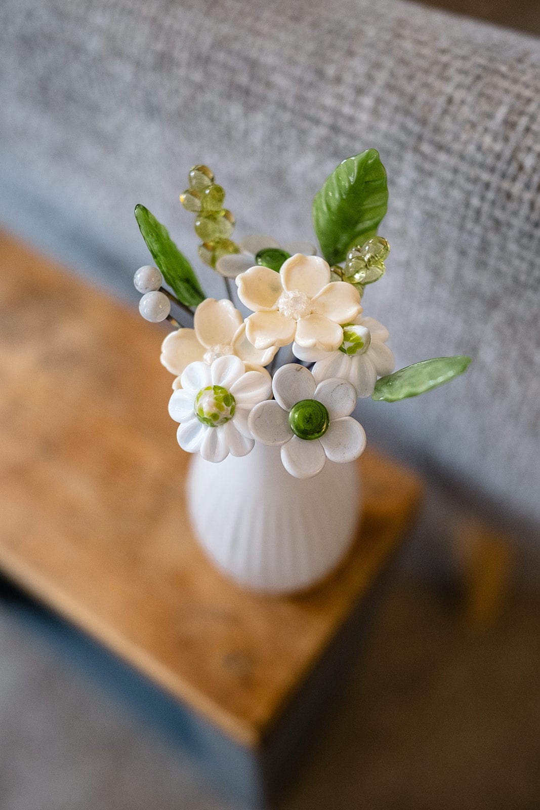 theglassflorist Crisp Autumn Morning Glass Flower Bouquet