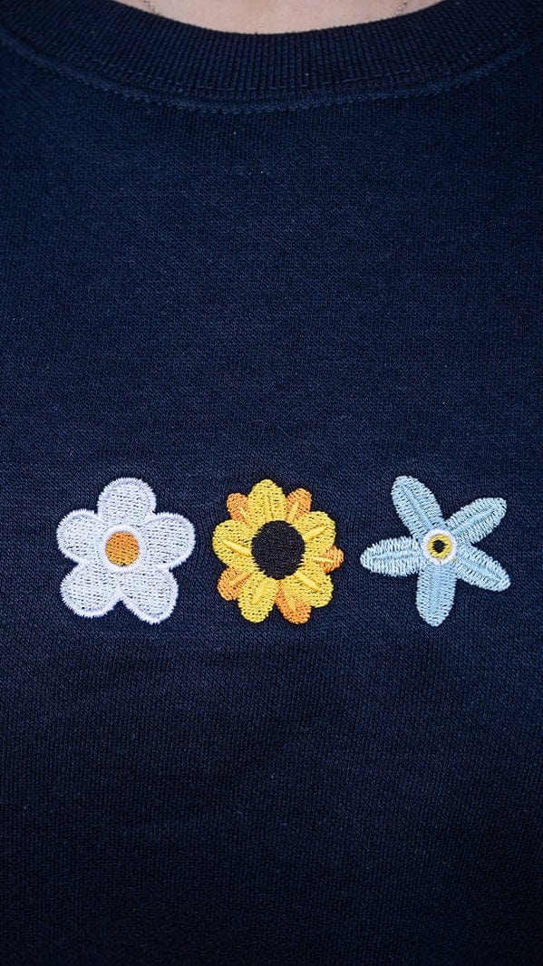 theglassflorist Flower Power Sweatshirt