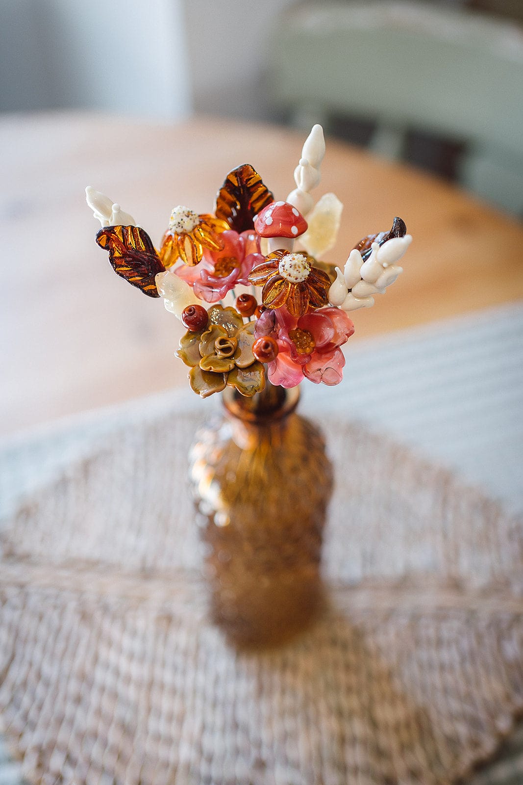 theglassflorist Glass Flower Woodland Blooms and Forest Magic