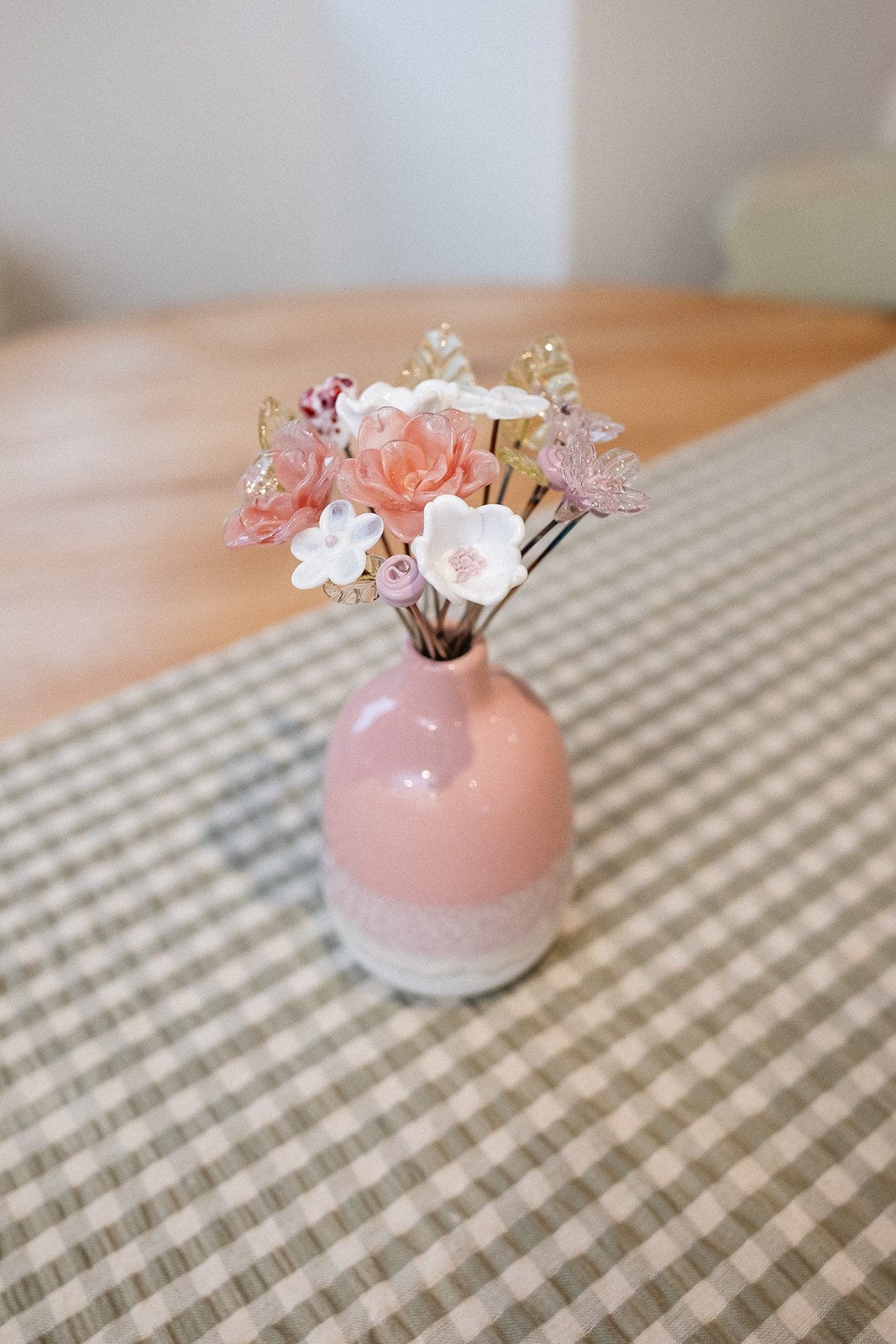 theglassflorist Pretty in Pink Bouquet