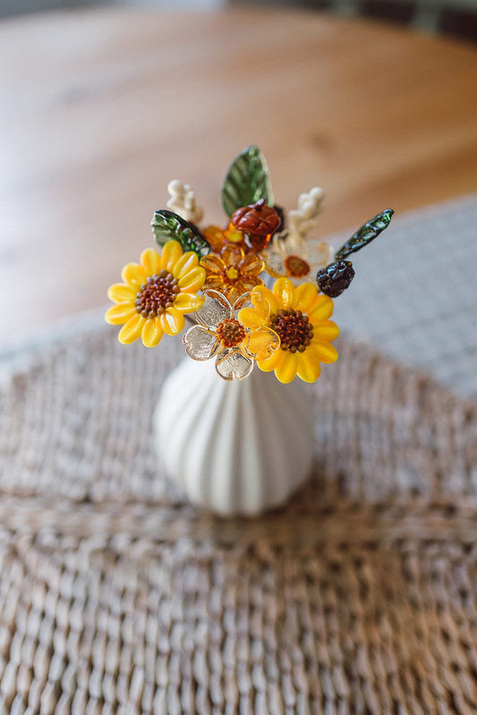 theglassflorist Sunflower Harvest Blooms