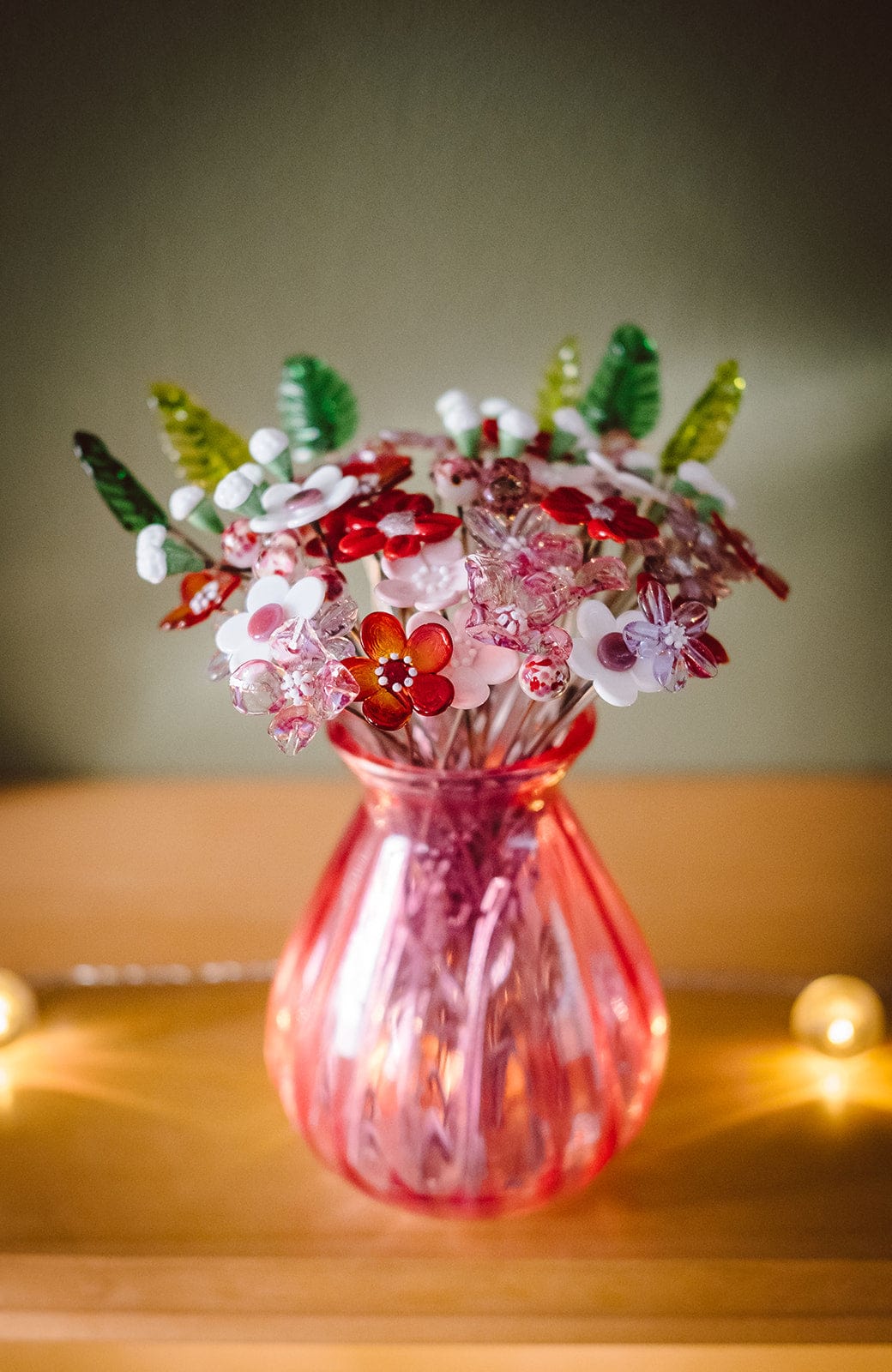 theglassflorist The Valentines Glass Flower Bouquet