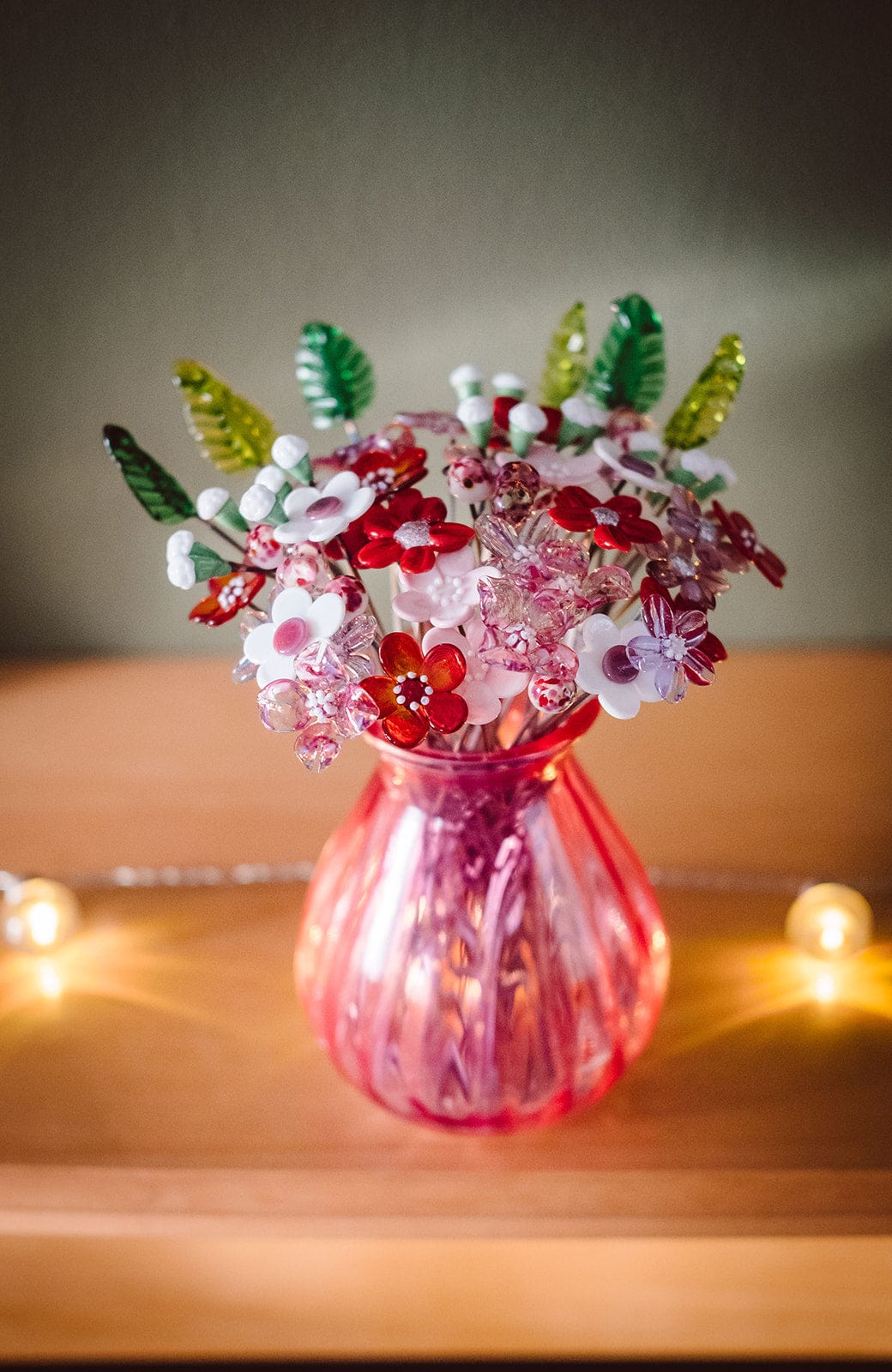 theglassflorist The Valentines Glass Flower Bouquet